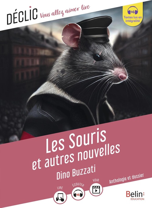 Couverture ebook de Les Souris et autres nouvelles de Dino Buzzati, de Dino Buzzati
