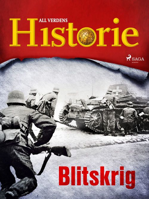 ebook cover of Blitskrig, by All Verdens Historie