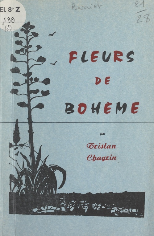 ebook cover of Fleurs de Bohème, by Lucien-Claude Barriot, Tristan Chagrin