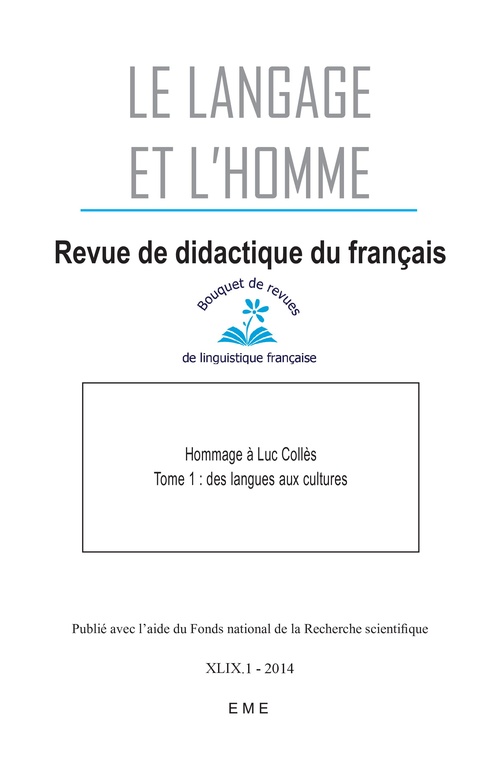 ebook cover of Hommage à Luc Collès, by Langage Et L'Homme X