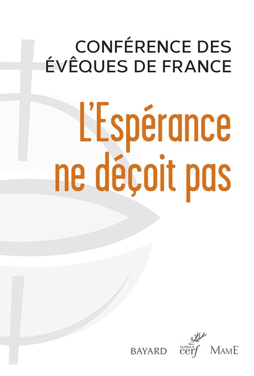 Couverture ebook de L'espérance ne déçoit pas, de Conférence des Évêques de France