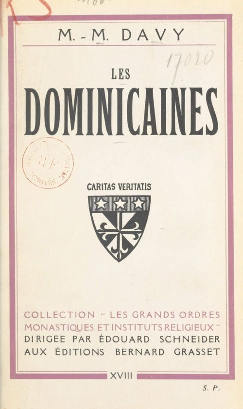 Couverture ebook de Les dominicaines, de Marie-madeleine Davy