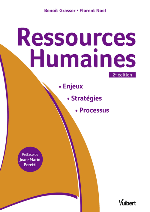 Couverture ebook de Ressources Humaines : Enjeux, stratégies, processus, de Benoît Grasser, Florent Noël