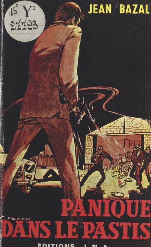 Couverture ebook de Panique dans le pastis, de Jean Bazal