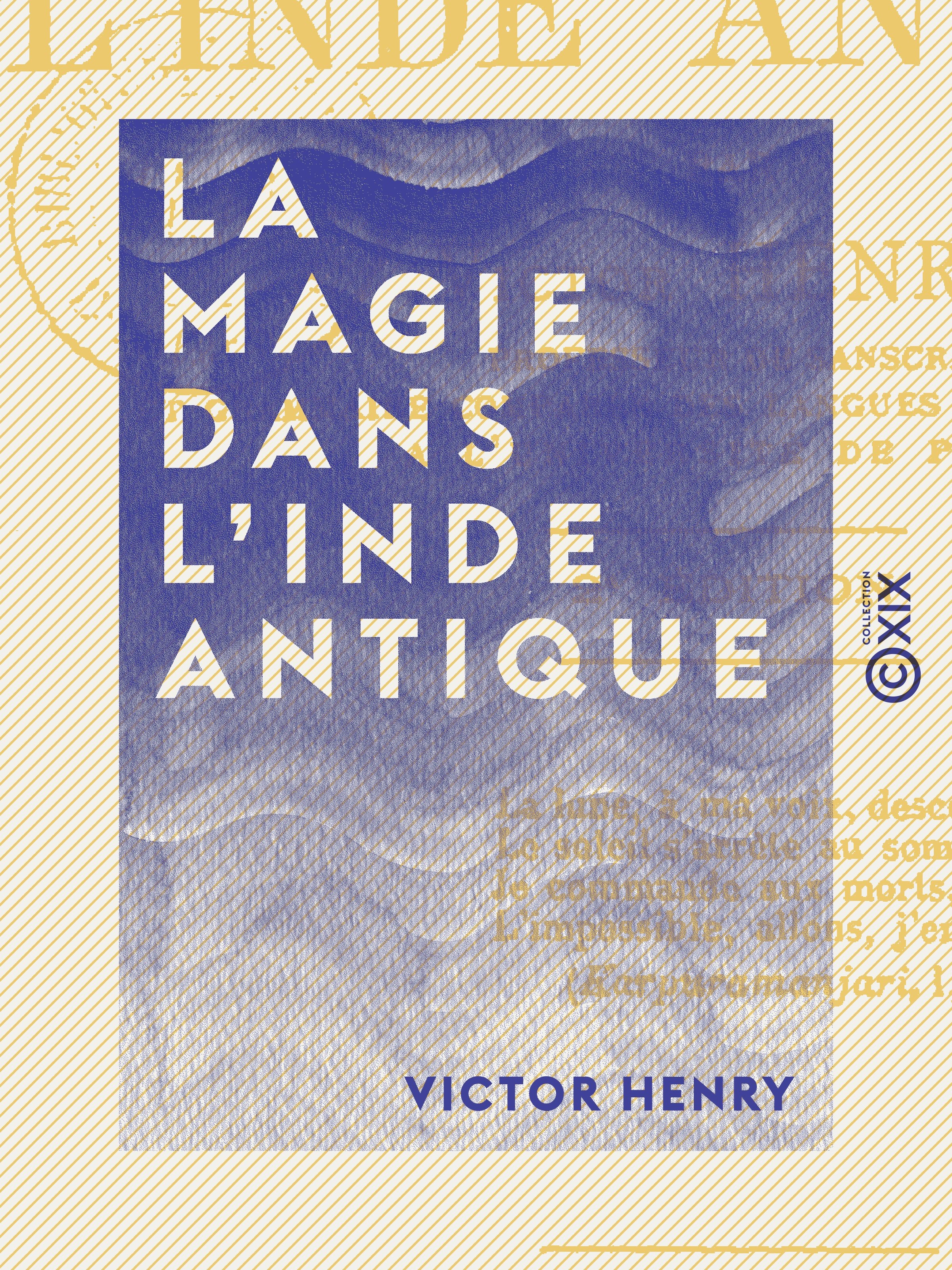ebook cover of La Magie dans l'Inde antique, by Victor Henry