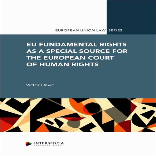 Couverture ebook de EU Fundamental Rights as a Special Source for the European Court of Human Rights, de Victor Davio