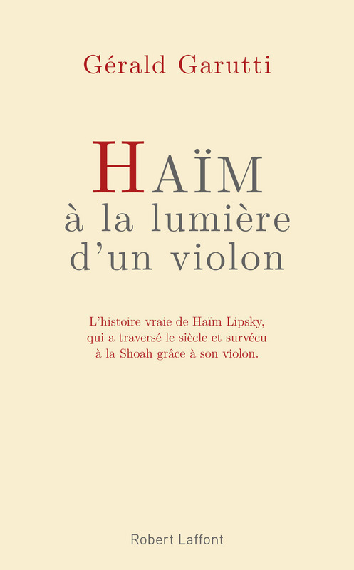 Couverture ebook de Haïm, à la lumière d'un violon, de Gérald Garutti