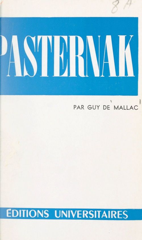 ebook cover of Boris Pasternak, by Guy De Mallac