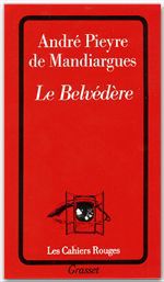 ebook cover of Le belvédère, by André Pieyre de Mandiargues