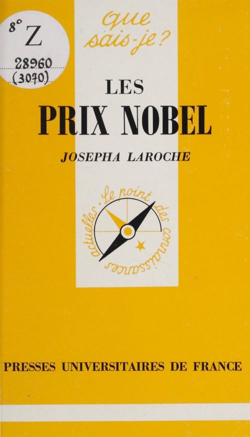 ebook cover of Les prix Nobel, by Josepha Laroche