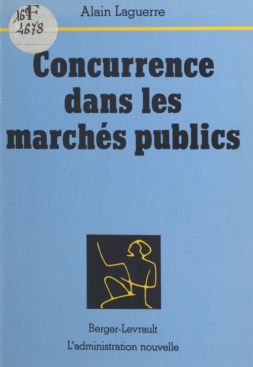 Couverture ebook de Concurrence dans les marchés publics, de Laguerre