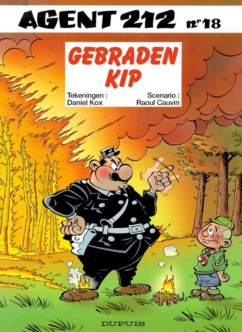 Couverture ebook de Gebraden kip, de Kox/Cauvin