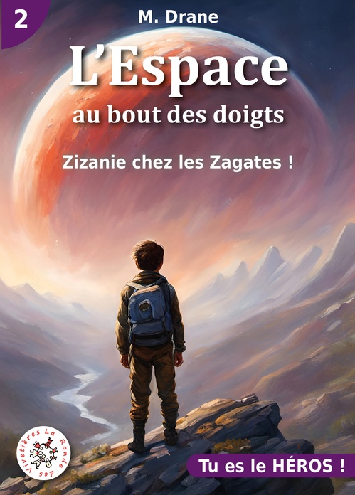 ebook cover of Zizanie chez les Zagates : SOYEZ LE HÉROS DE L'AVENTURE, by Myric Drane
