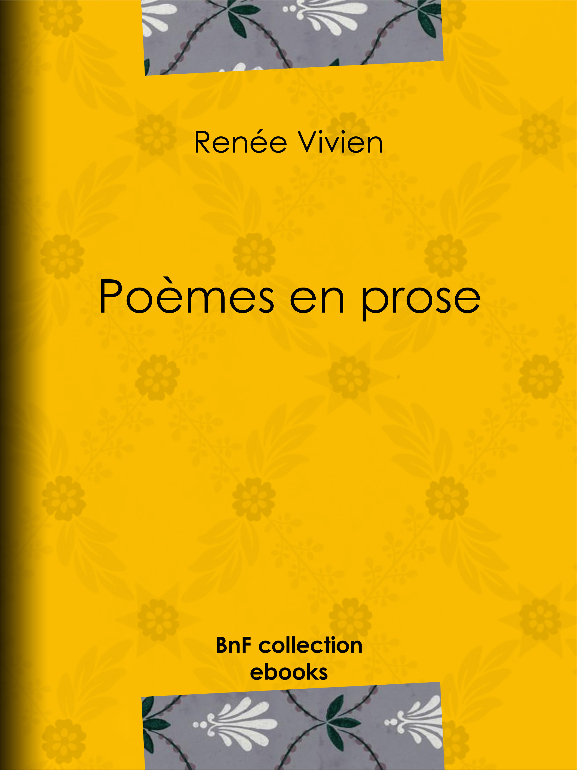 ebook cover of Poèmes en prose, by Renée Vivien