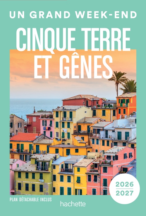 Couverture ebook de Cinque Terre et Gênes 2026-2027 Guide Un Grand Week-end, de Collectif