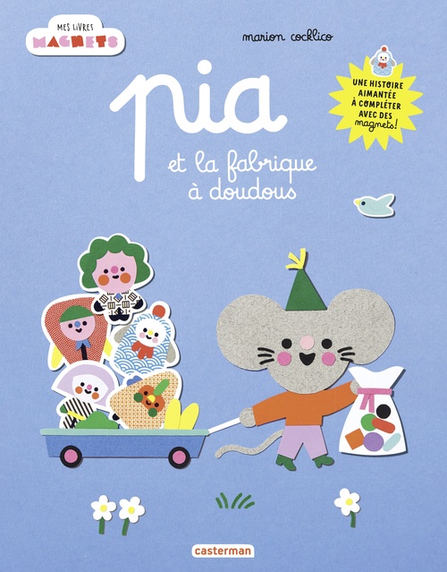 ebook cover of Mes livres magnets - Pia et la fabrique à doudous, by Marion Cocklico