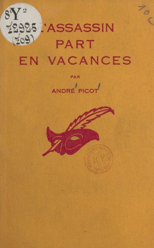 Couverture ebook de L'assassin part en vacances, de André Picot
