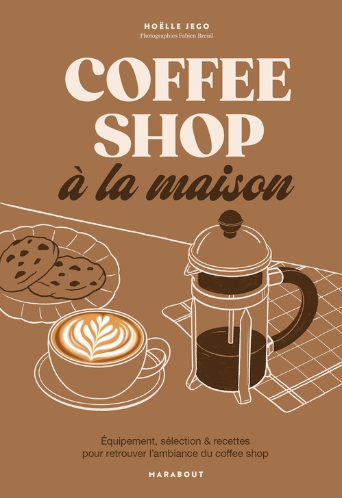Couverture ebook de Coffee shop à la maison, de Hoëlle Jego