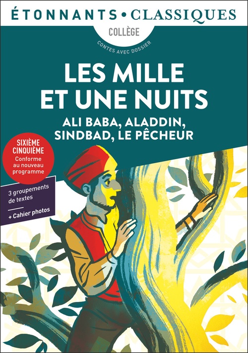 ebook cover of Les Mille et Une Nuits - Ali Baba, Aladdin, Sindbad, Le Pêcheur - Contes avec dossier, by Anonymes