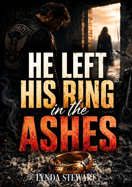 Couverture ebook de He Left His Ring in the Ashes, de Lynda Stewart