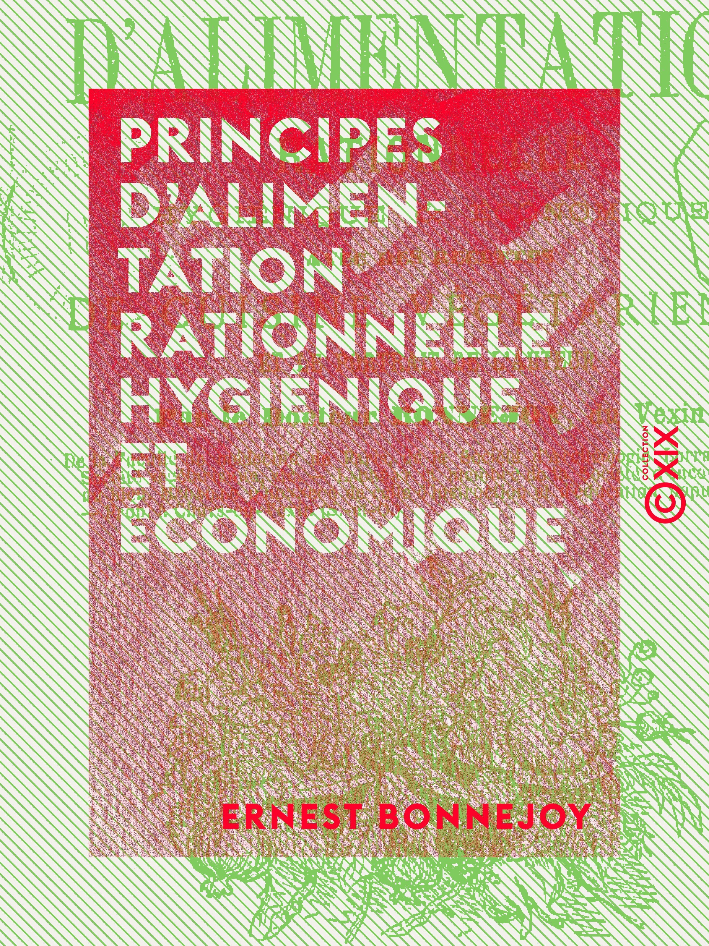 ebook cover of Principes d'alimentation rationnelle, hygiénique et économique, by Ernest Bonnejoy