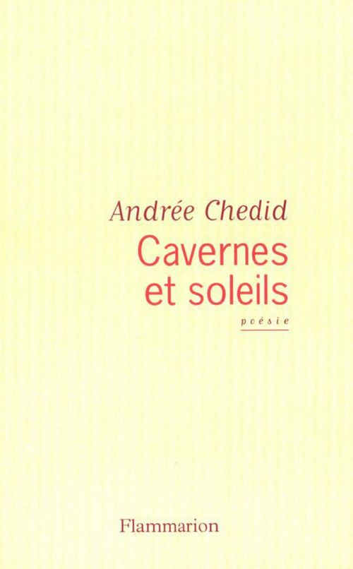 Couverture ebook de Cavernes et soleils, de Andrée Chédid