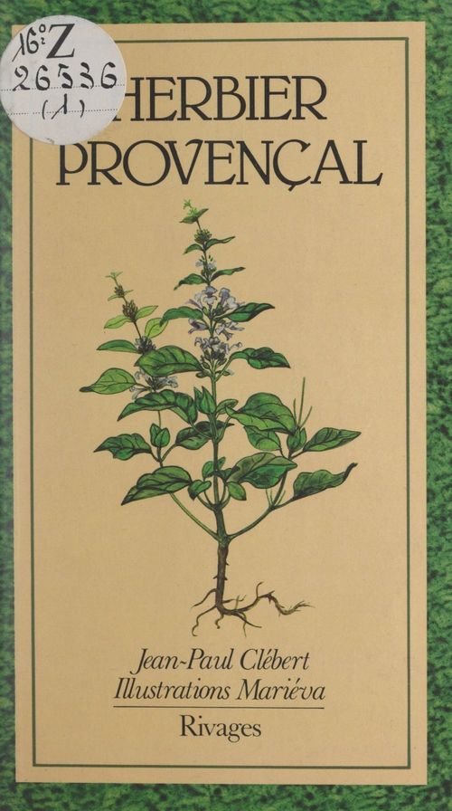 ebook cover of Herbier provençal, by Jean-paul Clébert