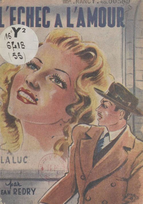 Couverture ebook de L'échec à l'amour, de Jean Redry