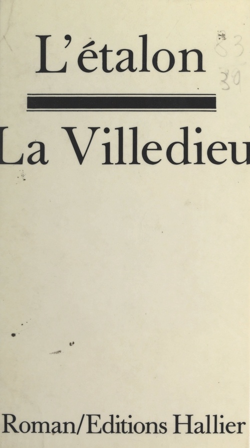 Couverture ebook de L'étalon, de Raymond-Achille De La Villedieu