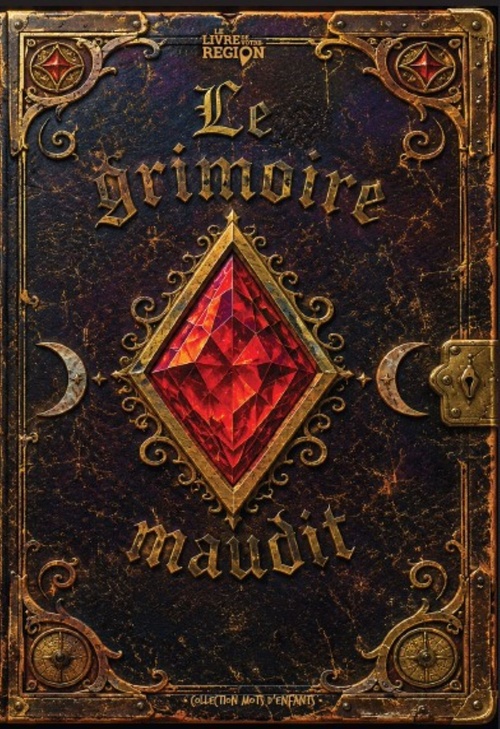 Couverture ebook de Le grimoire maudit, de Boucueau Caroline