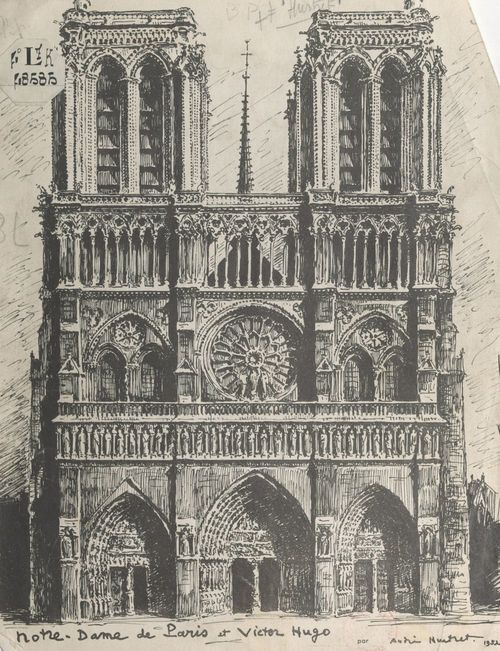 ebook cover of Notre-Dame de Paris et Victor Hugo, by Andre Hurtret
