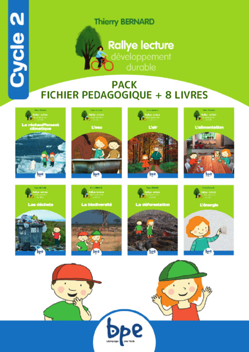 Couverture ebook de Lot 8 livres + fichiers  CYCLE 2 RALLYE DD, de Thierry Bernard