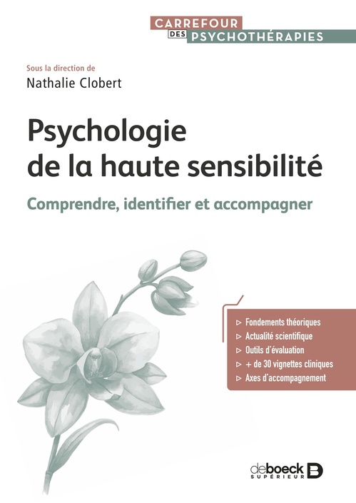 Couverture ebook de Psychologie de la haute sensibilité, de Nathalie Clobert