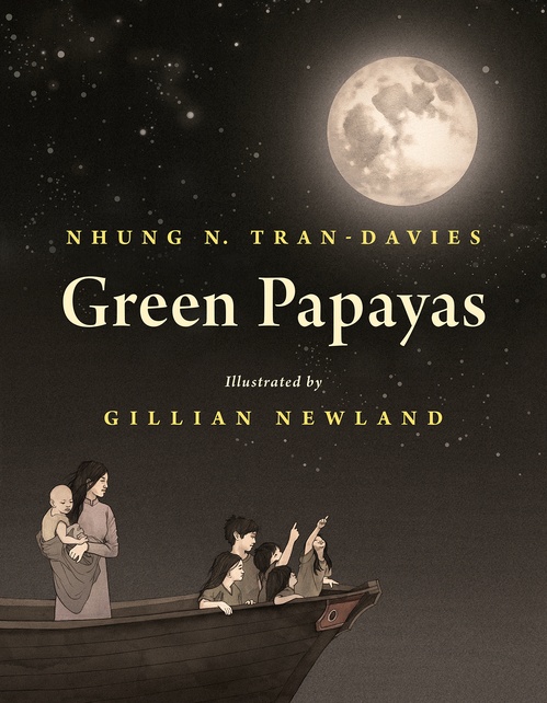 Couverture ebook de Green Papayas, de Nhung Tran-Davies