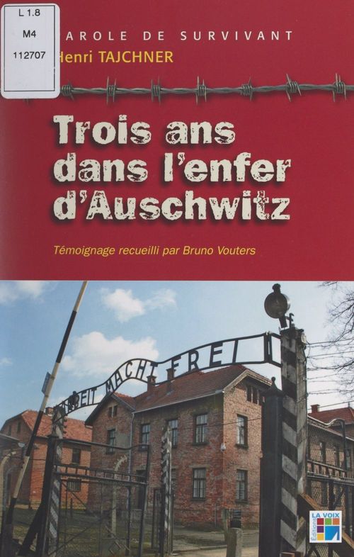 Couverture ebook de Trois ans dans l'enfer d'Auschwitz, de Henri Tajchner