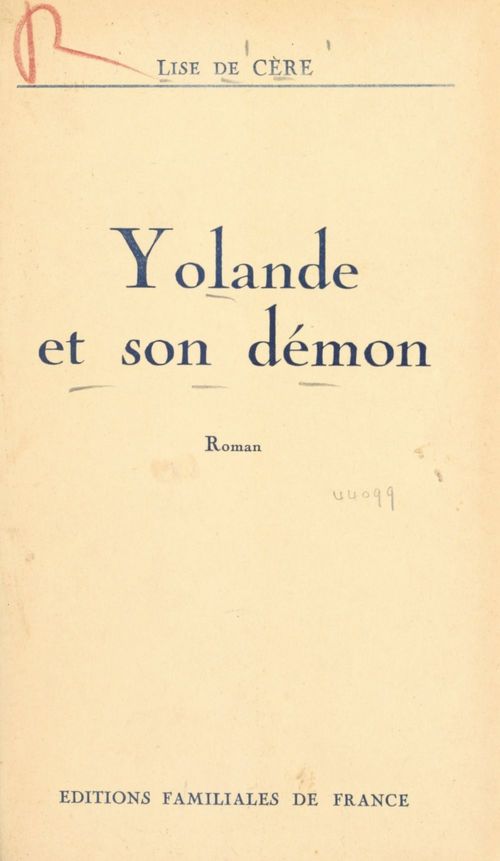 Couverture ebook de Yolande et son démon, de Lise De Cere
