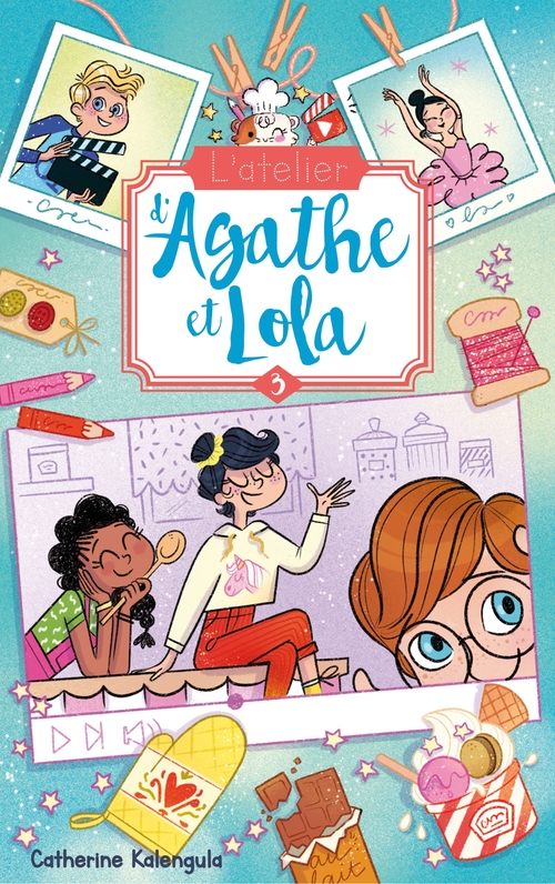 Couverture ebook de L'atelier d'Agathe et Lola - Tome 3 - La nouvelle voisine, de Catherine Kalengula