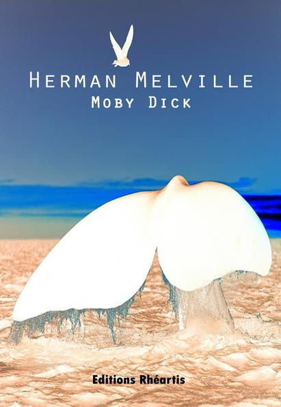 ebook cover of Moby Dick, by Herman Melville