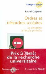 ebook cover of Ordres et désordres scolaires, by Rachel Gasparini