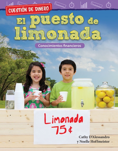 ebook cover of Cuestión de dinero: El puesto de limonada, by Cathy D'Alessandro, Noelle Hoffmeister