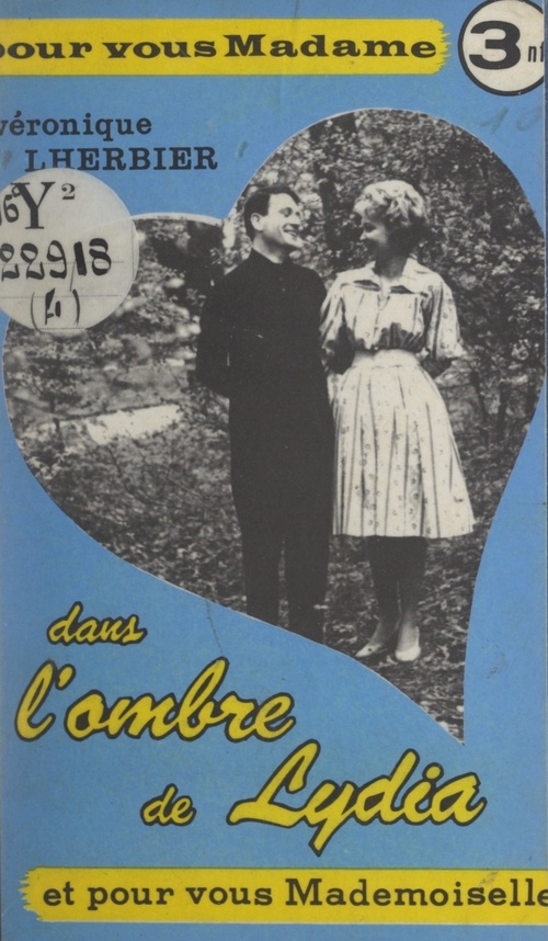 Couverture ebook de À l'ombre de Lydia, de Veronique Lherbier