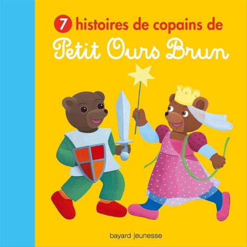 Couverture ebook de 7 histoires de copains de Petit Ours Brun, de Marie Aubinais