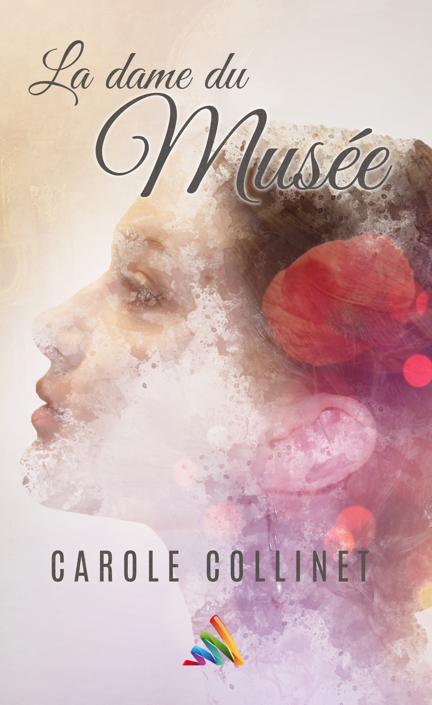 Couverture ebook de La dame du musée (Livre lesbien, roman lesbien), de Carole Collinet