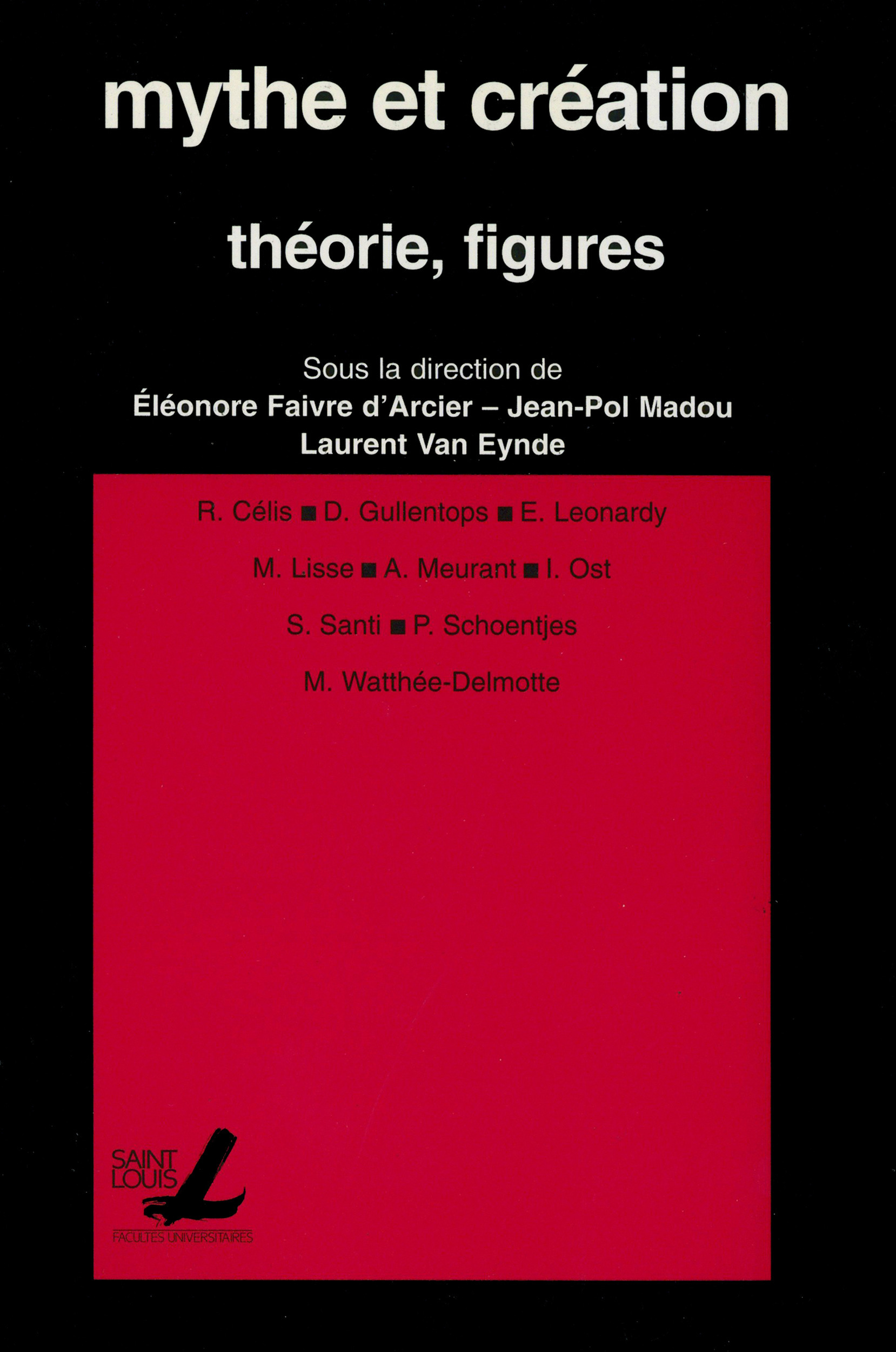 ebook cover of Mythe et création, by