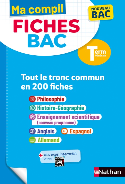 ebook cover of Ma compil Fiches BAC Tle, by Katy Grissault, Pascal Jézéquel, Laetitia Benbassat, Collectif, Frédéric Fouletier, Adèle Gaillot