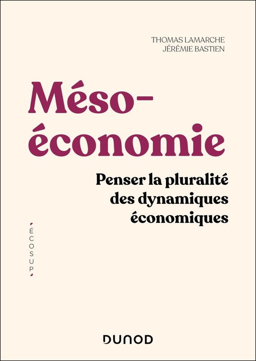 ebook cover of Mésoéconomie, by Thomas Lamarche, Jérémie Bastien
