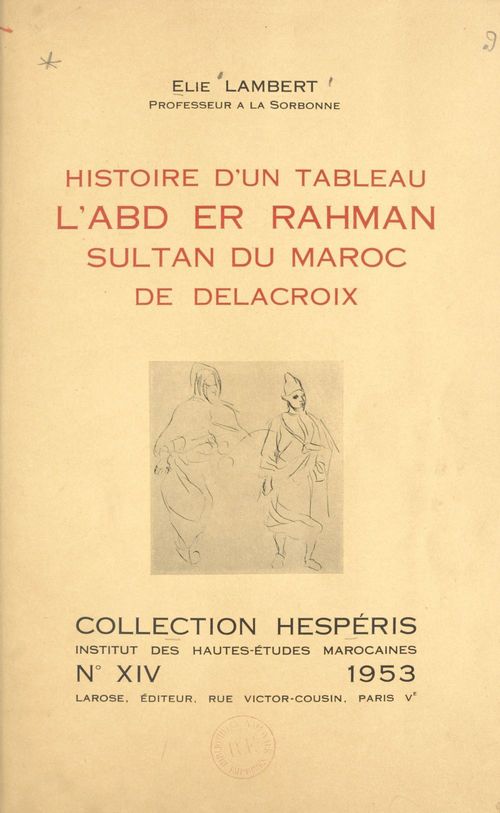 ebook cover of Histoire d'un tableau, by Elie Lambert