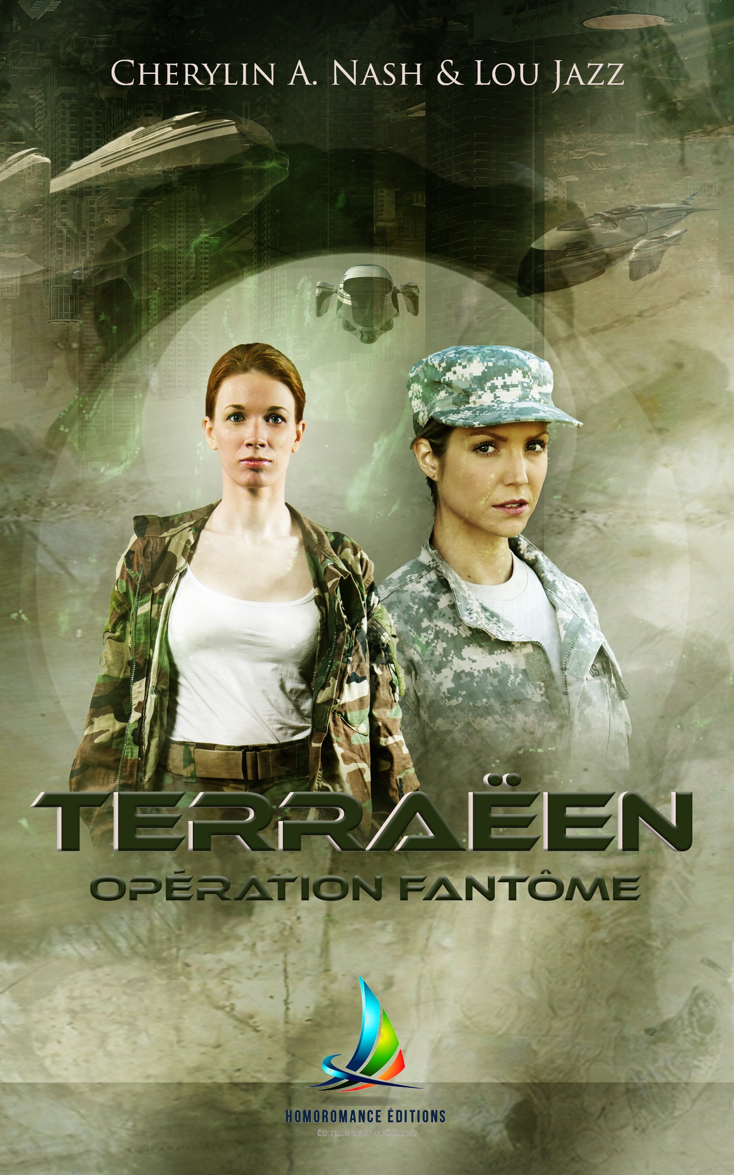 ebook cover of Terraëen : Opération Fantôme - Tome 3 | Roman lesbien, livre lesbien, by Cherylin A.Nash, Lou Jazz