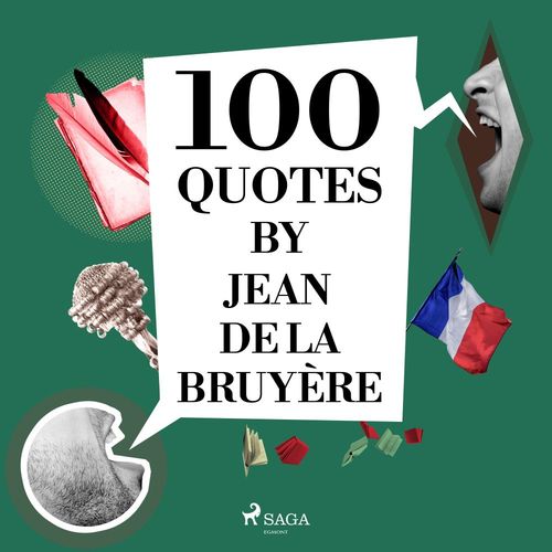 Couverture audiobook de 100 Quotes by Jean de la Bruyère, de Jean De La Bruyere