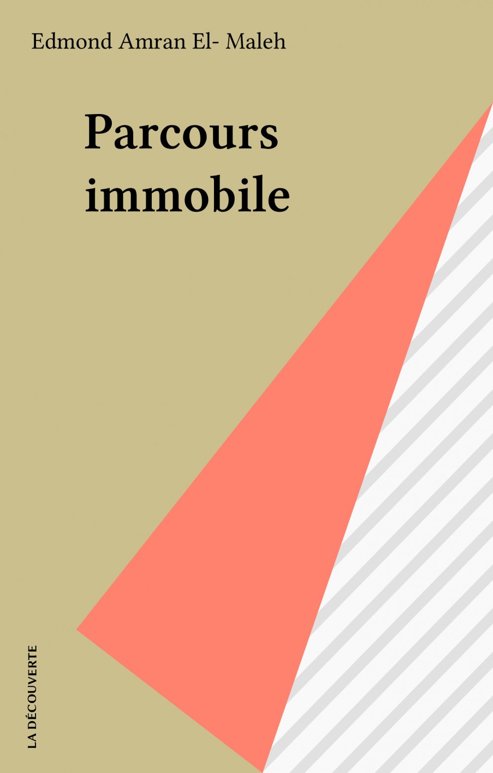 ebook cover of Parcours immobile, by Edmond Amran El- Maleh